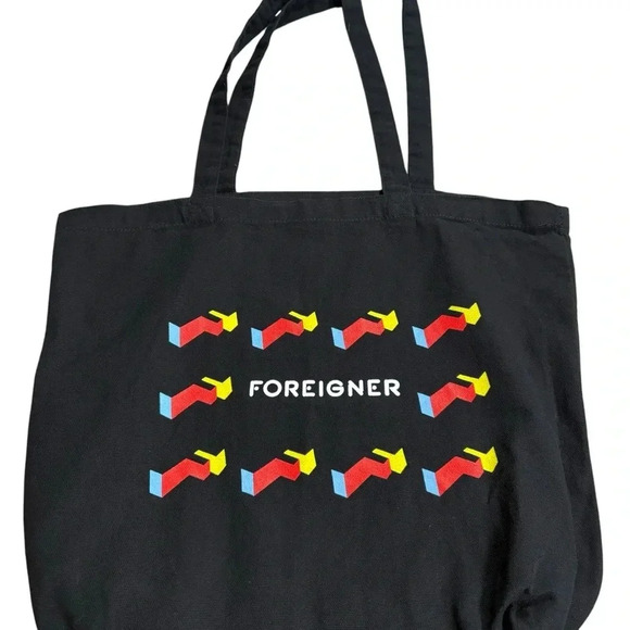 Foreigner Band Tour Tote Bag - Picture 2 of 7